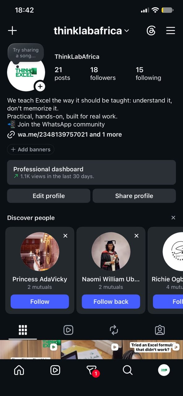 THINK Lab Africa on Instagram